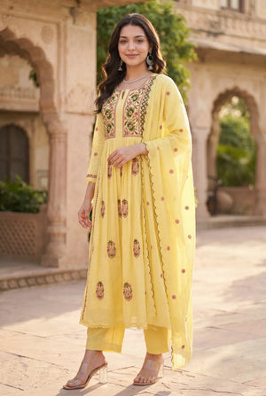 Lemon Petal Suit Set