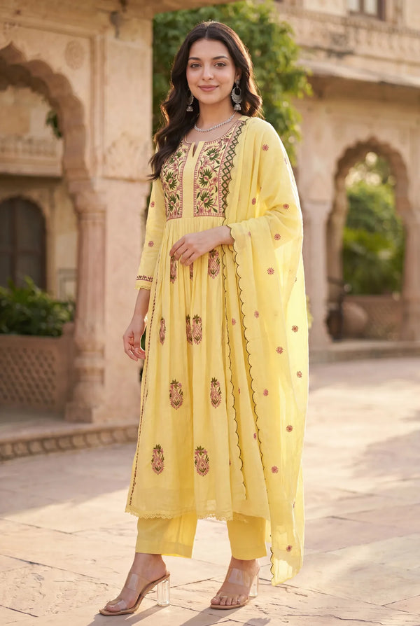 Lemon Petal Suit Set