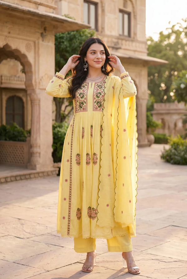 Lemon Petal Suit Set