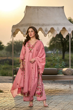 Pink Blossom Suit Set