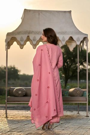 Pink Blossom Suit Set