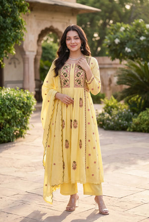 Lemon Petal Suit Set
