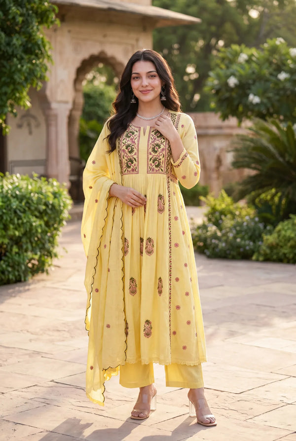 Lemon Petal Suit Set