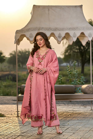 Pink Blossom Suit Set