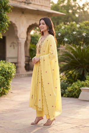 Lemon Petal Suit Set