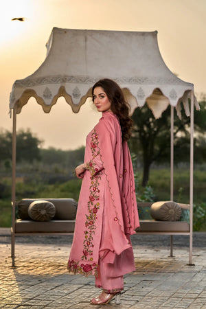 Pink Blossom Suit Set