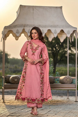 Pink Blossom Suit Set