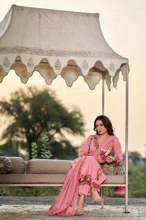 Pink Blossom Suit Set