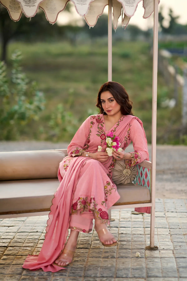 Pink Blossom Suit Set