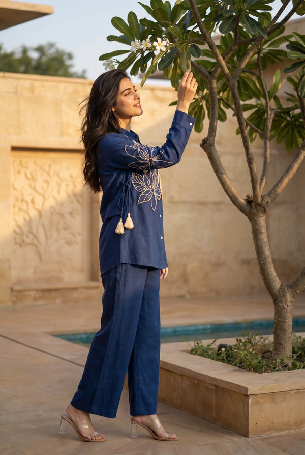 Midnight Bloom Co-Ord Set