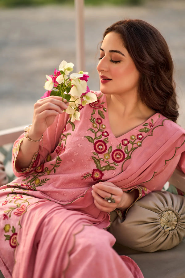 Pink Blossom Suit Set