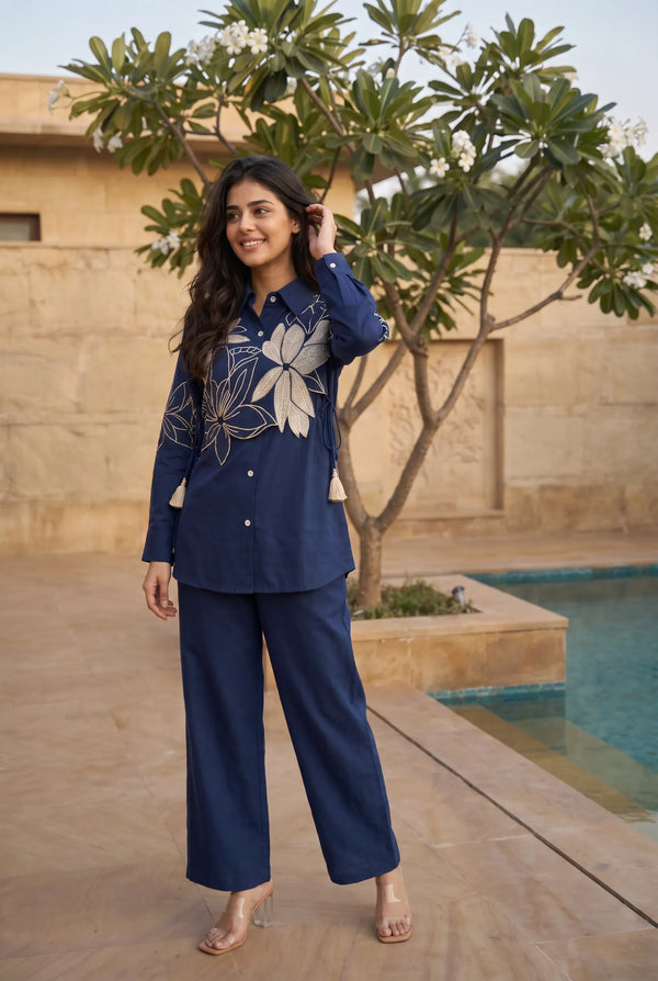 Midnight Bloom Co-Ord Set