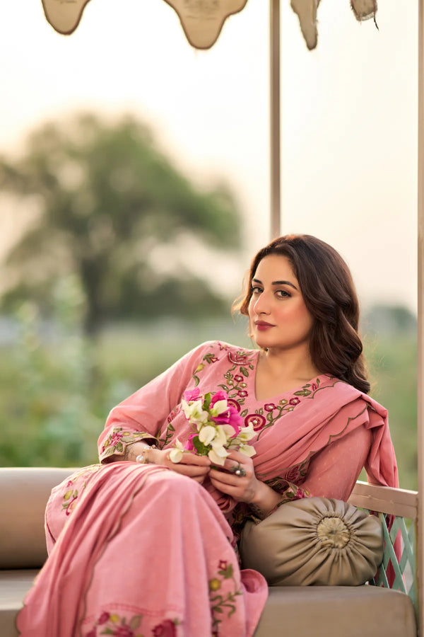 Pink Blossom Suit Set