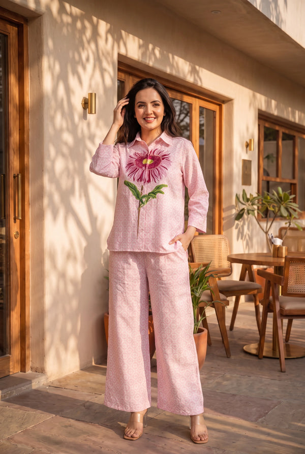 Rose Bloom Co-ord Set