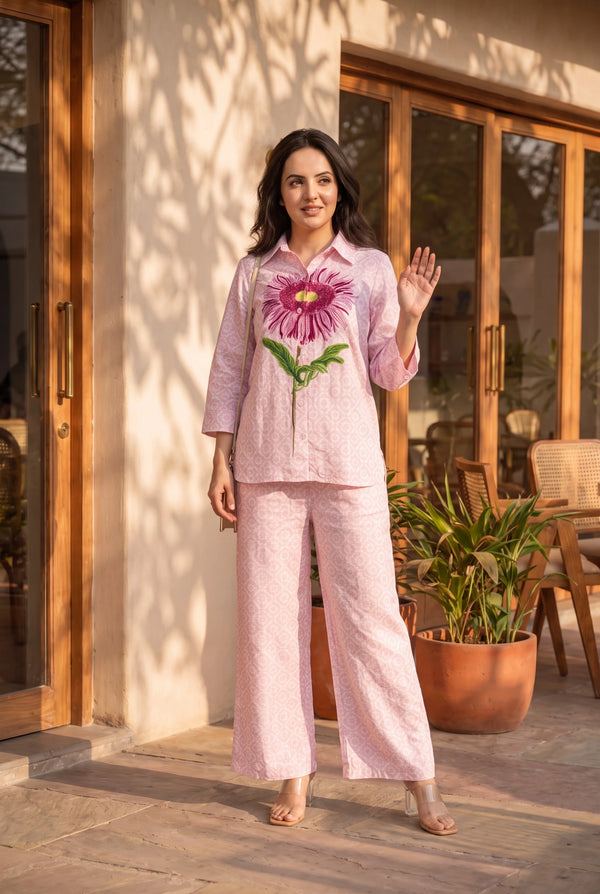 Rose Bloom Co-ord Set