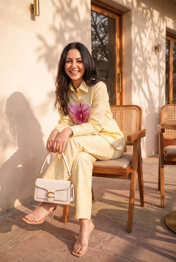 Butter Bloom Co-ord Set