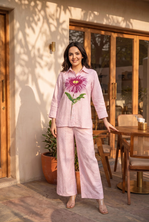 Rose Bloom Co-ord Set