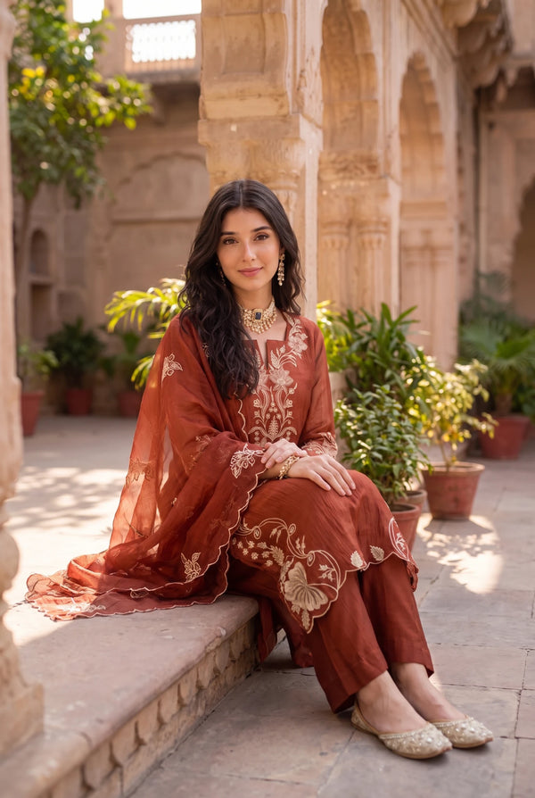 Rust Heirloom Suit Set
