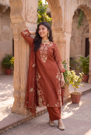 Rust Heirloom Suit Set