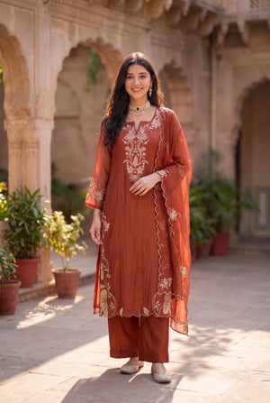 Rust Heirloom Suit Set