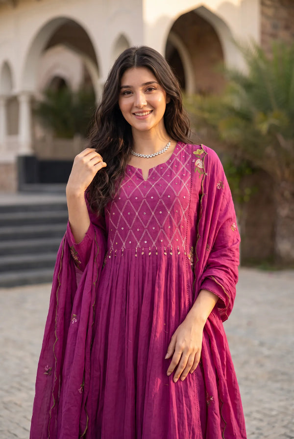 Mulberry Bloom Suit Set