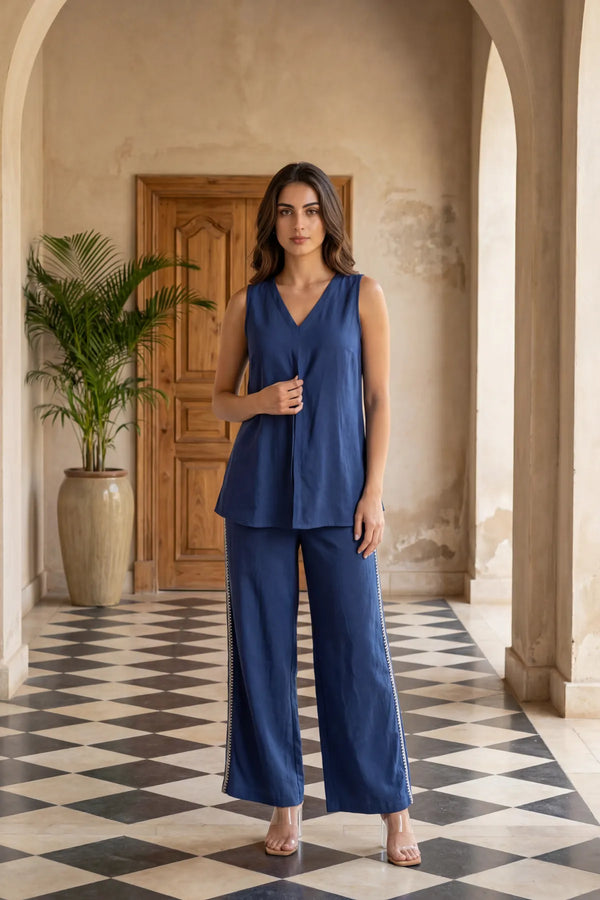 Midnight Blue Tassel Set