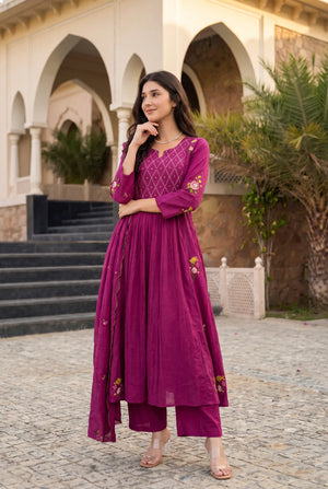 Mulberry Bloom Suit Set