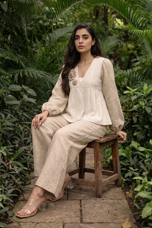Sandstone Linen Co-ord Set