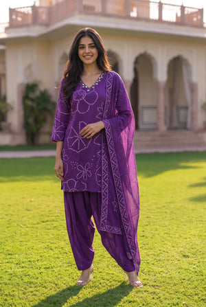 Royal Iris Suit Set