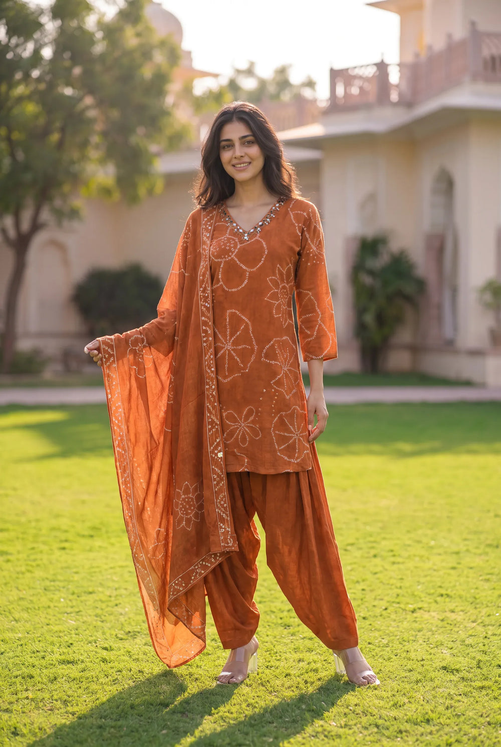 Tangerine Suit Set