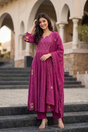 Mulberry Bloom Suit Set