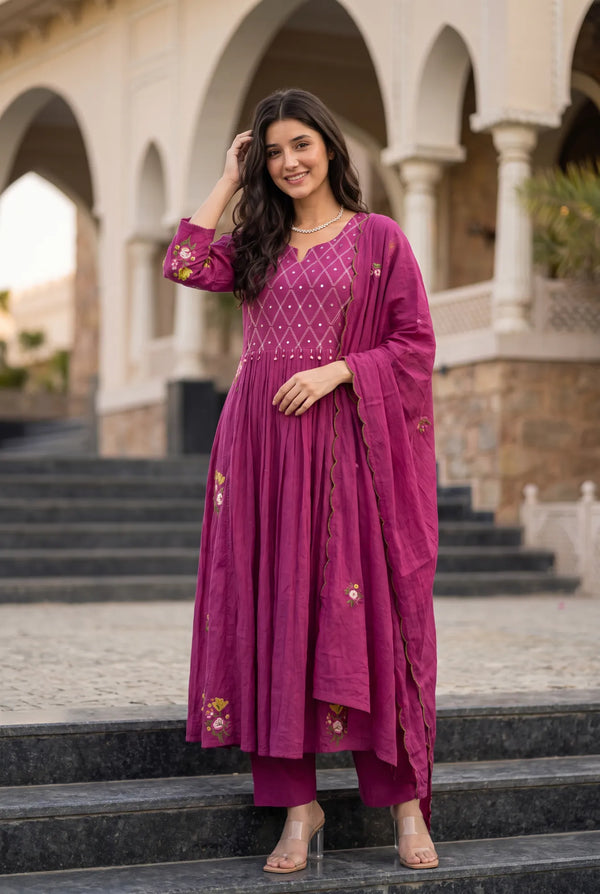 Mulberry Bloom Suit Set