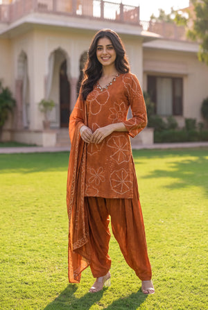 Tangerine Suit Set