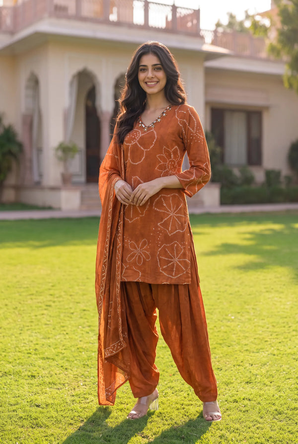 Tangerine Suit Set