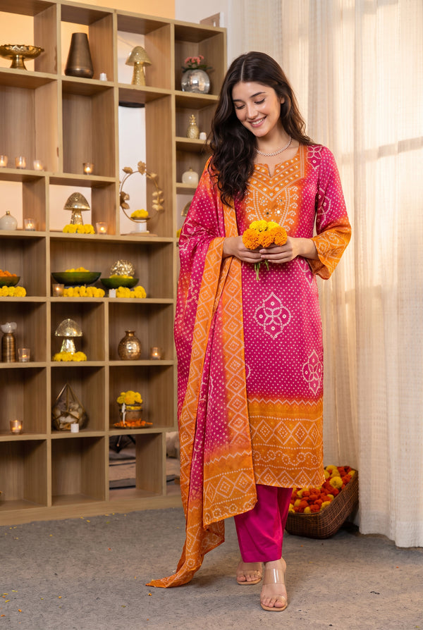 Pink Sorbet Suit Set