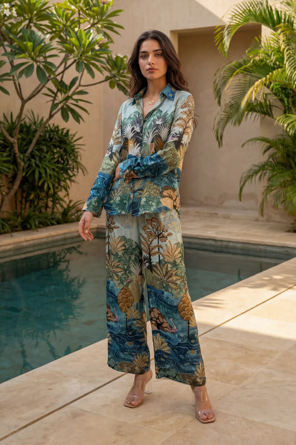 Aqua Oasis Co-ord Set