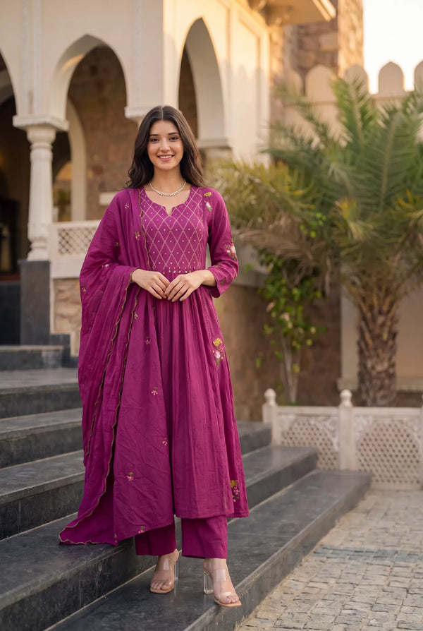 Mulberry Bloom Suit Set