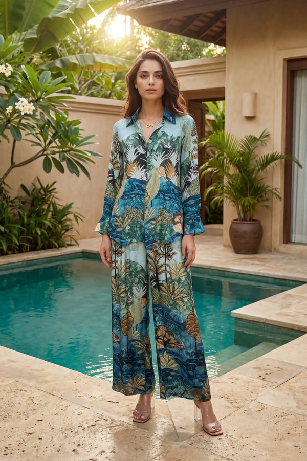 Aqua Oasis Co-ord Set