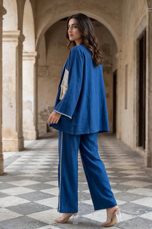 Midnight Blue Tassel Set