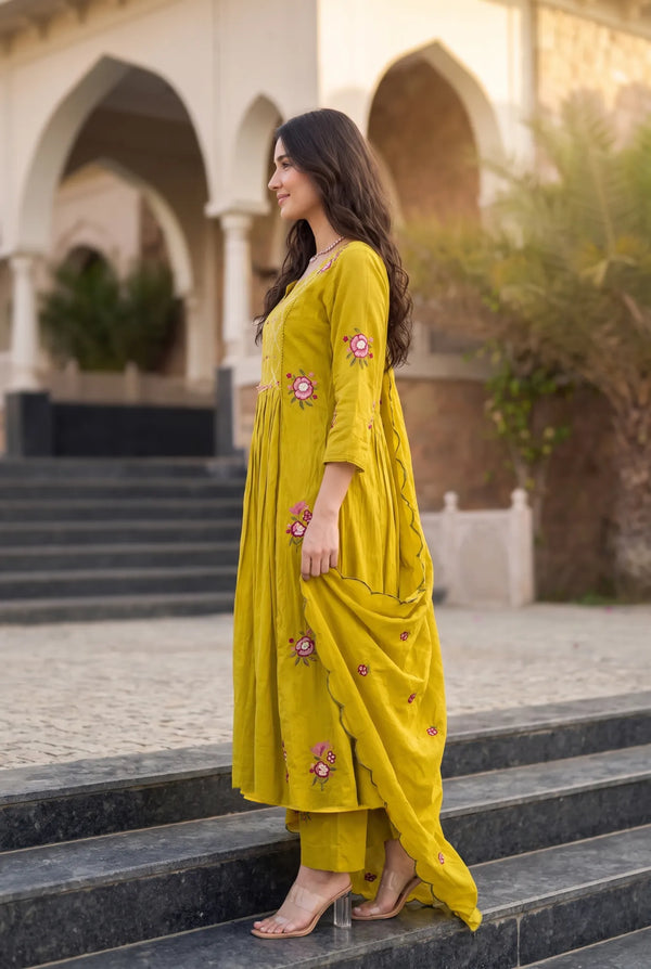 Marigold Bloom Suit Set
