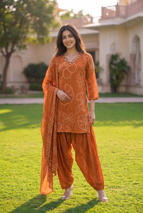 Tangerine Suit Set