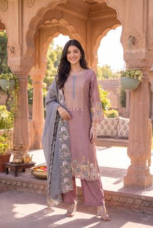Rosewood Grey Suit Set