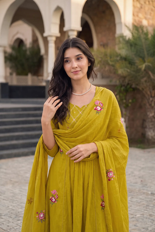 Marigold Bloom Suit Set
