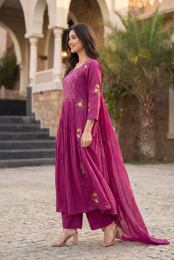 Mulberry Bloom Suit Set