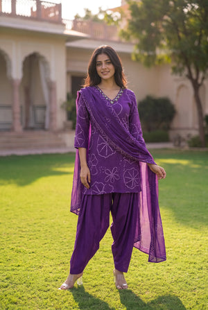 Royal Iris Suit Set
