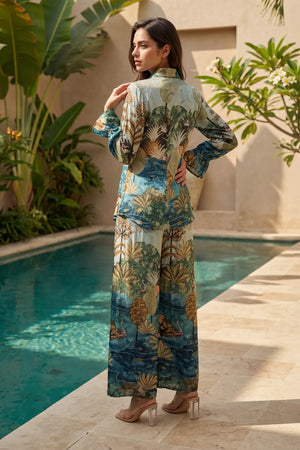 Aqua Oasis Co-ord Set