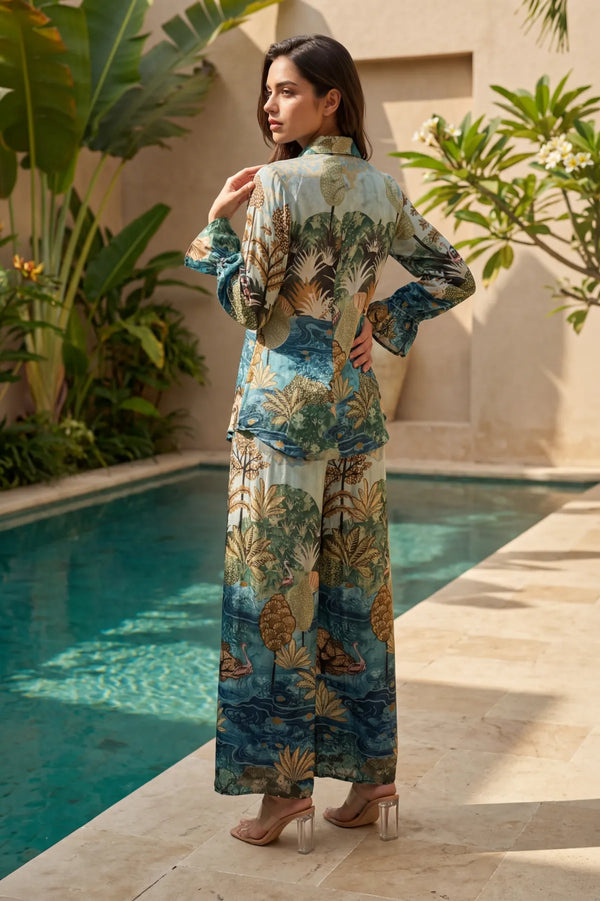 Aqua Oasis Co-ord Set