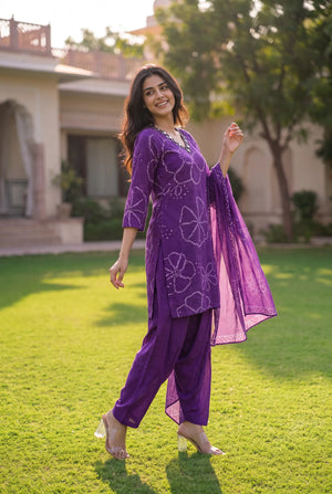 Royal Iris Suit Set