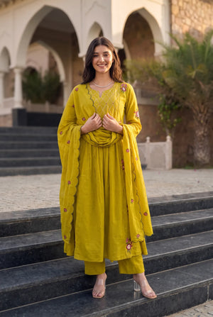 Marigold Bloom Suit Set
