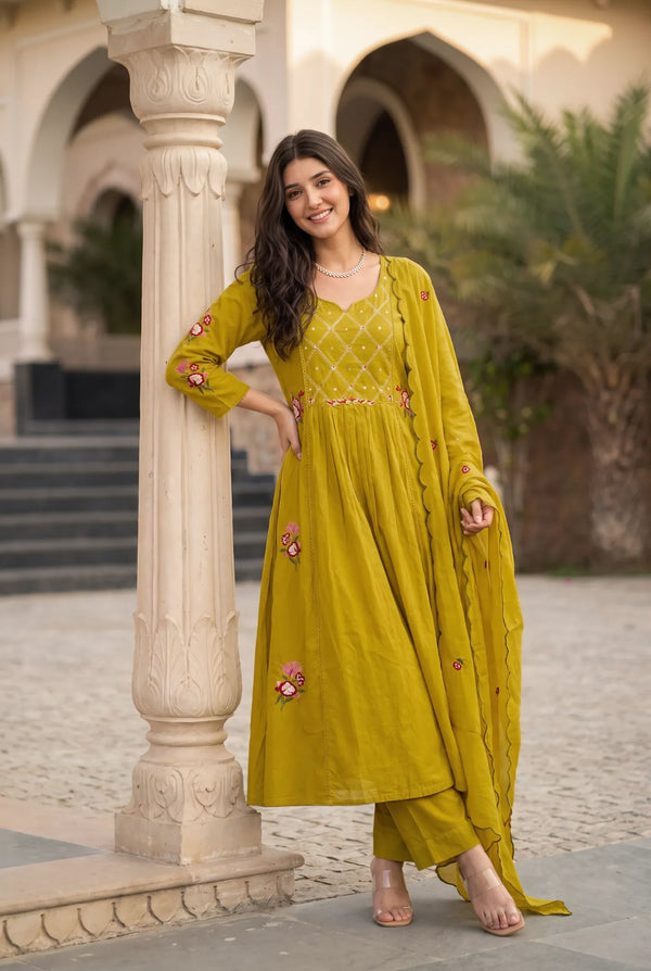 Marigold Bloom Suit Set